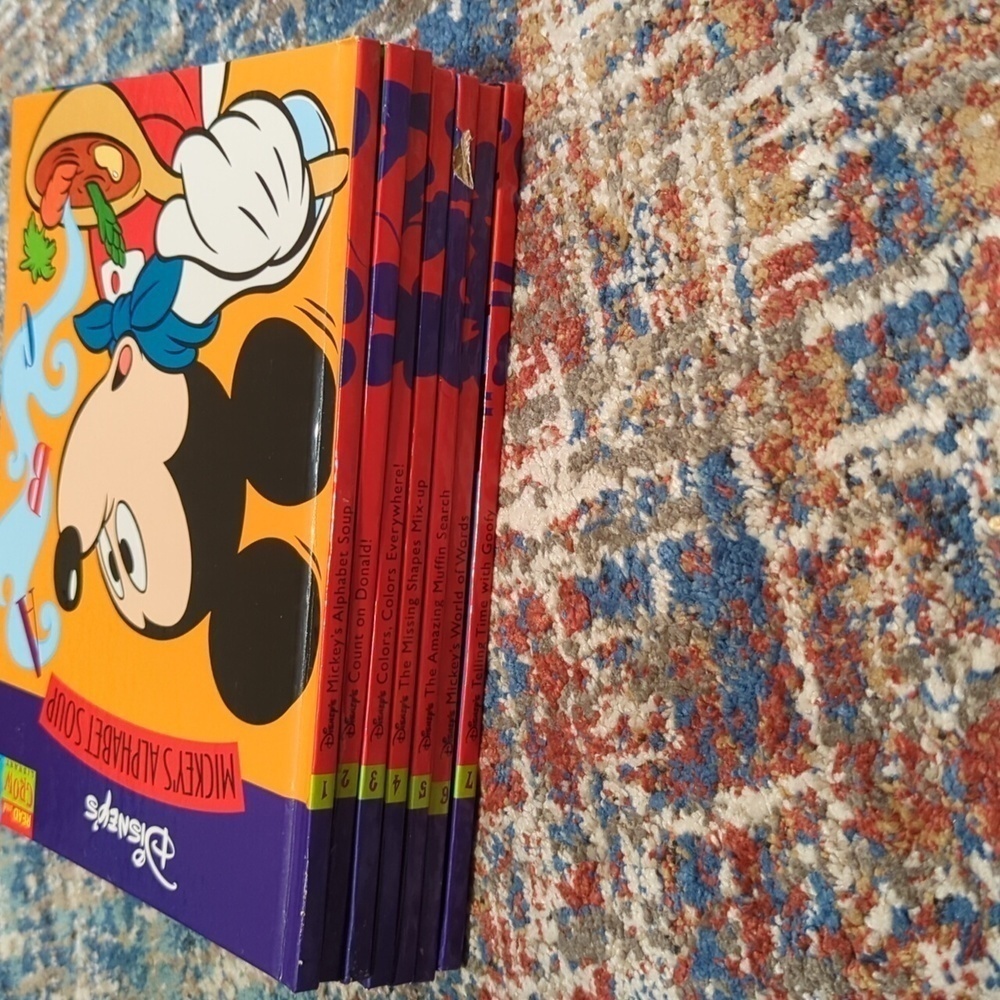 Disney VTG Read & Grow Library Books #1-7 Hardback - Picture 8 of 12